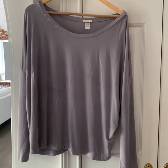 EBERJEY The Gisele TENCEL™ Modal Slouchy Pajama Top Large - Picture 4 of 6